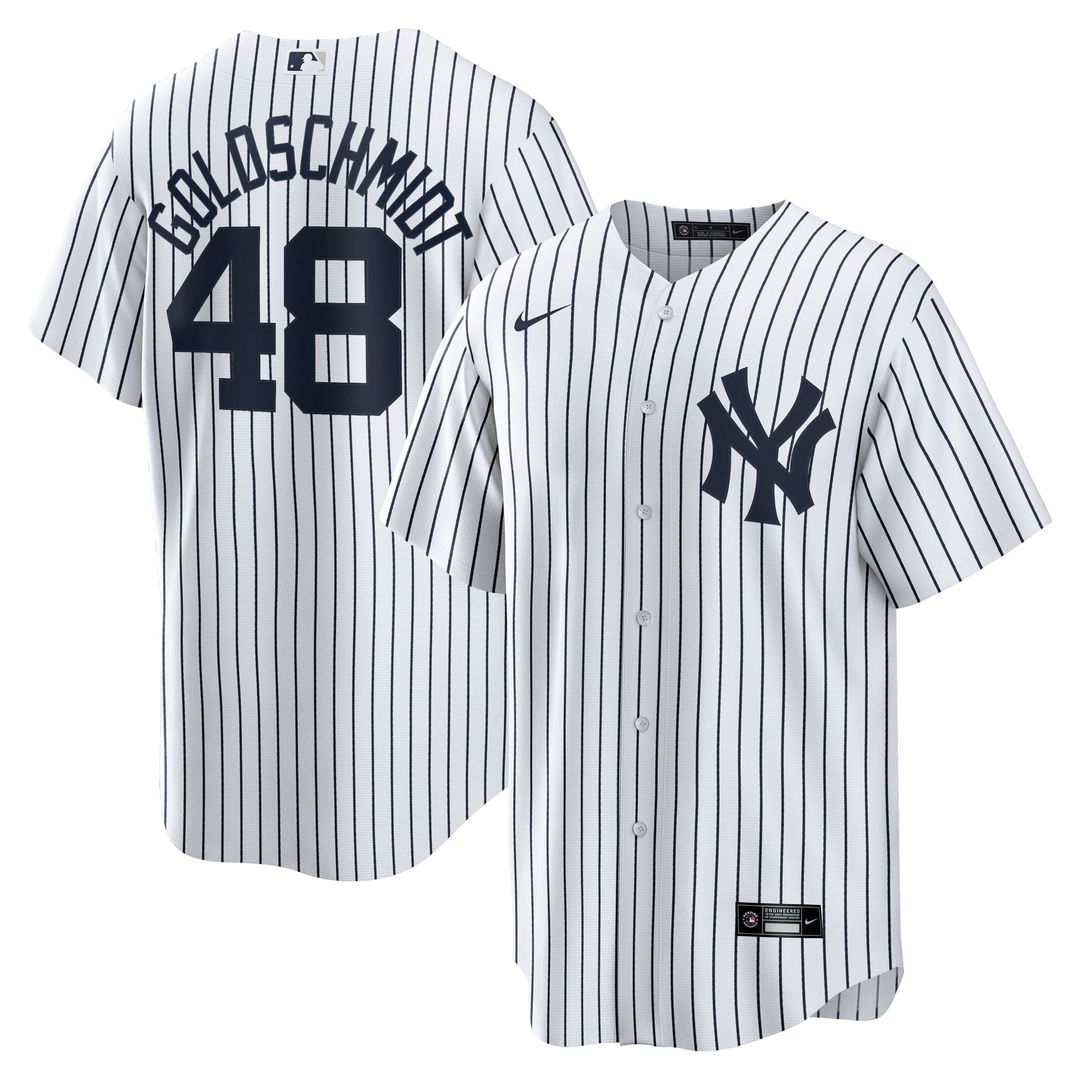New York Yankees Nike Paul Goldschmidt Home Replica Baseball Jersey - White