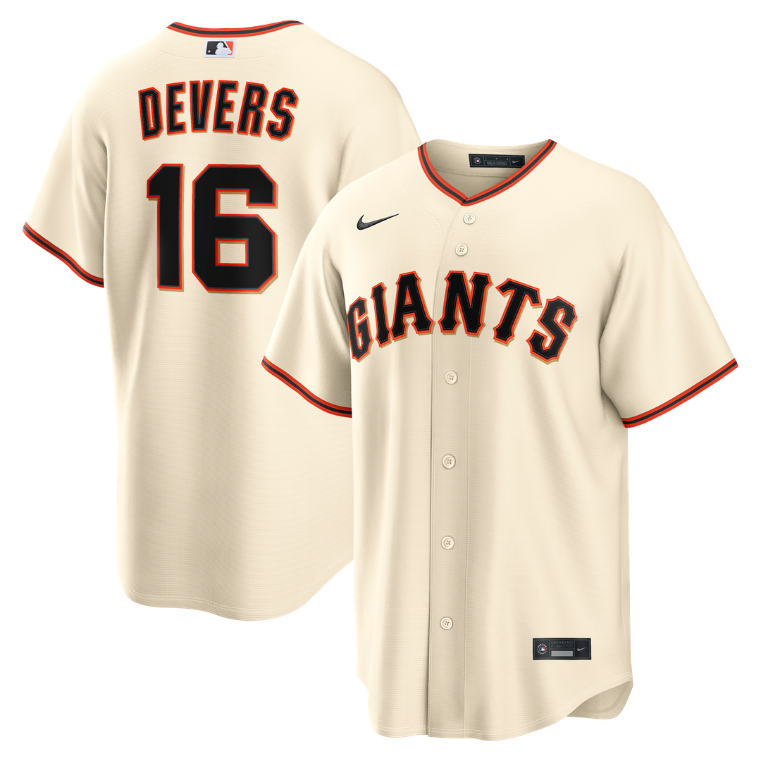 San Francisco Giants Nike Rafael Devers Home Replica Baseball Jersey - Cream