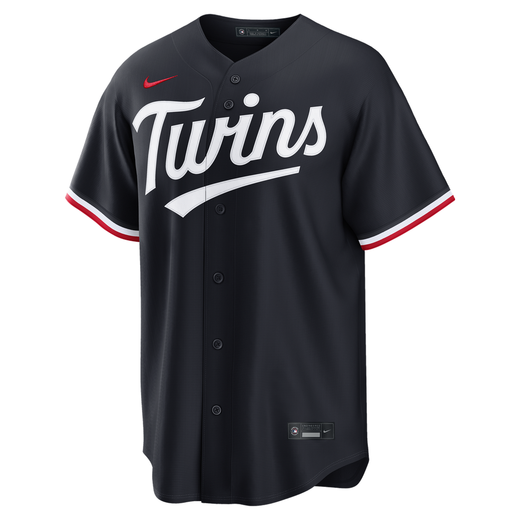 Minnesota Twins Nike Alternate Replica Baseball Jersey - Navy