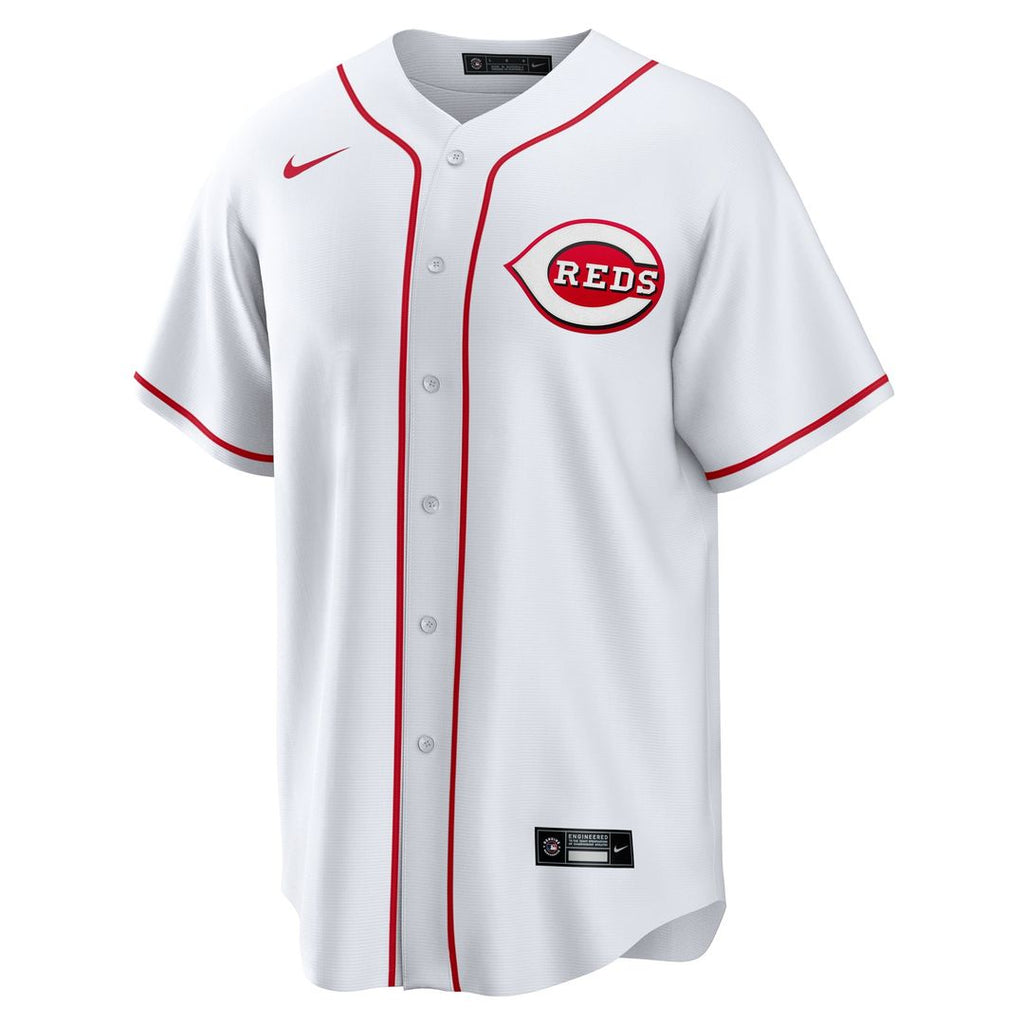 Cincinnati Reds Nike #1 Dad Home Replica Baseball Jersey - White