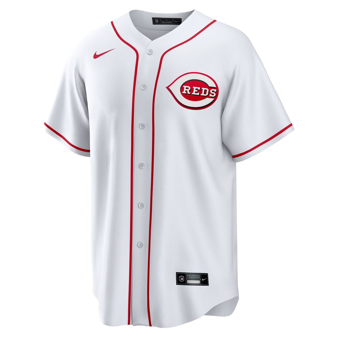 Cincinnati Reds Nike #1 Dad Home Replica Baseball Jersey - White