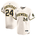 Milwaukee Brewers Nike William Contreras Home Limited Baseball Jersey - Cream