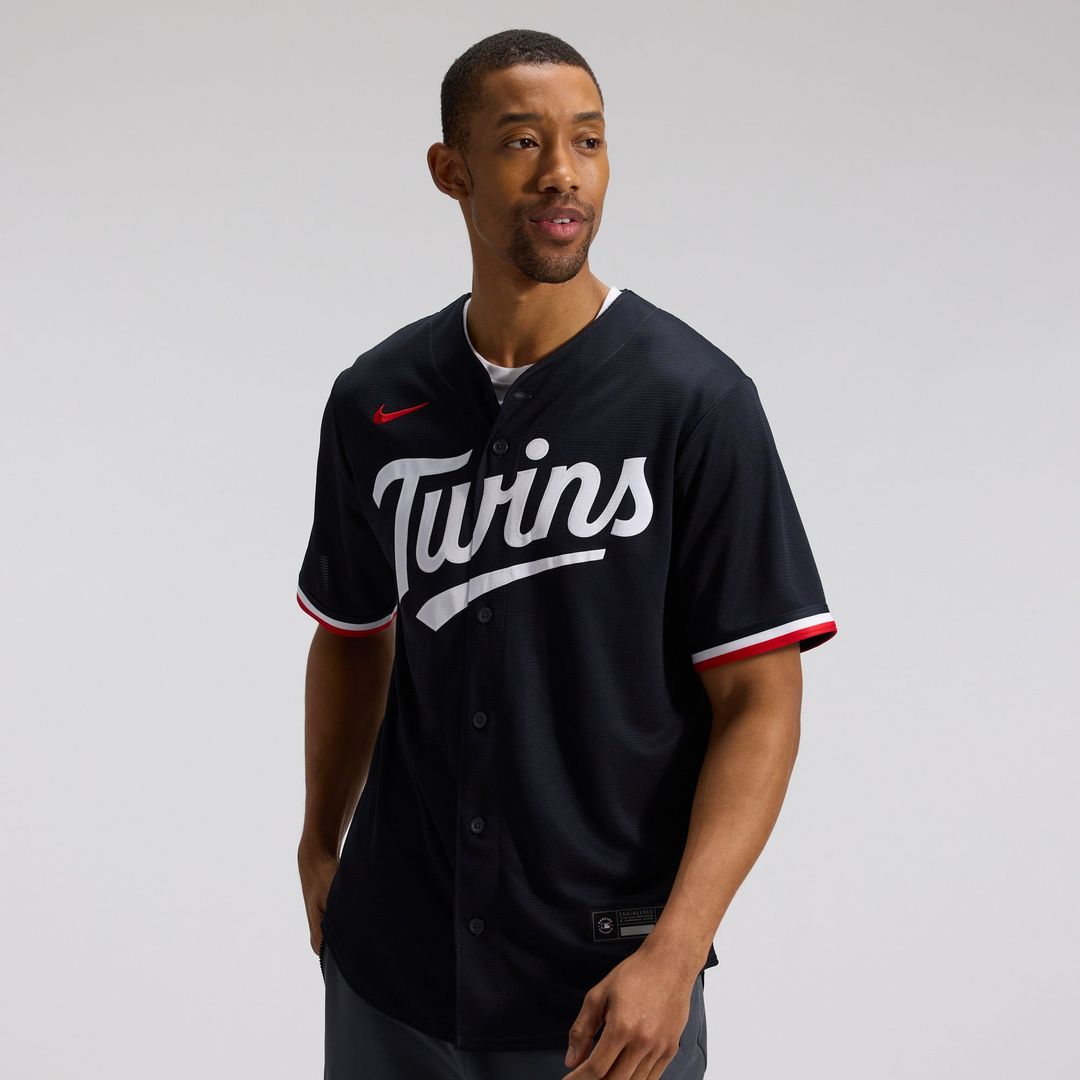 Minnesota Twins Nike Alternate Replica Baseball Jersey - Navy