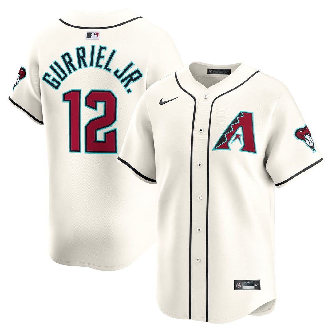 Arizona Diamondbacks Nike Lourdes Gurriel Jr. Home Limited Baseball Jersey - Cream