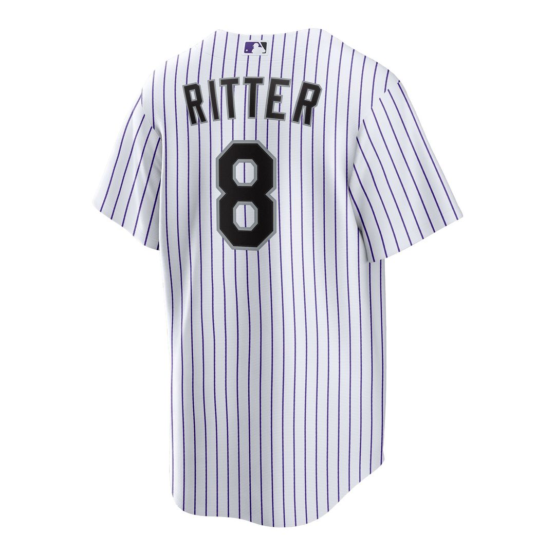 Colorado Rockies Nike Ryan Ritter Home Replica Baseball Jersey - White