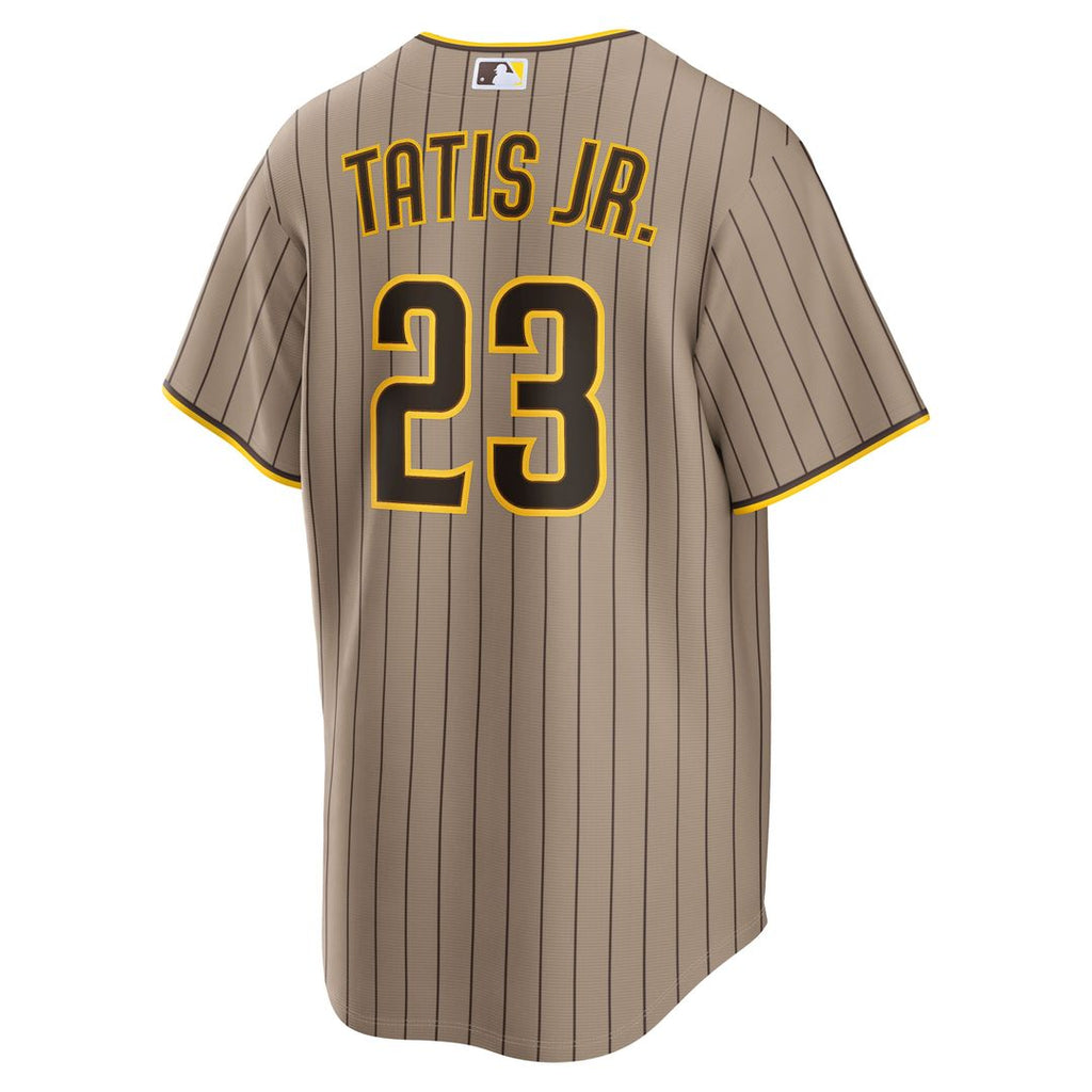 San Diego Padres Nike Fernando Tatis Jr. Alternate Replica Baseball Jersey - Sand