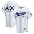 Los Angeles Dodgers Nike x KAWS White Stadium Baseball Jersey