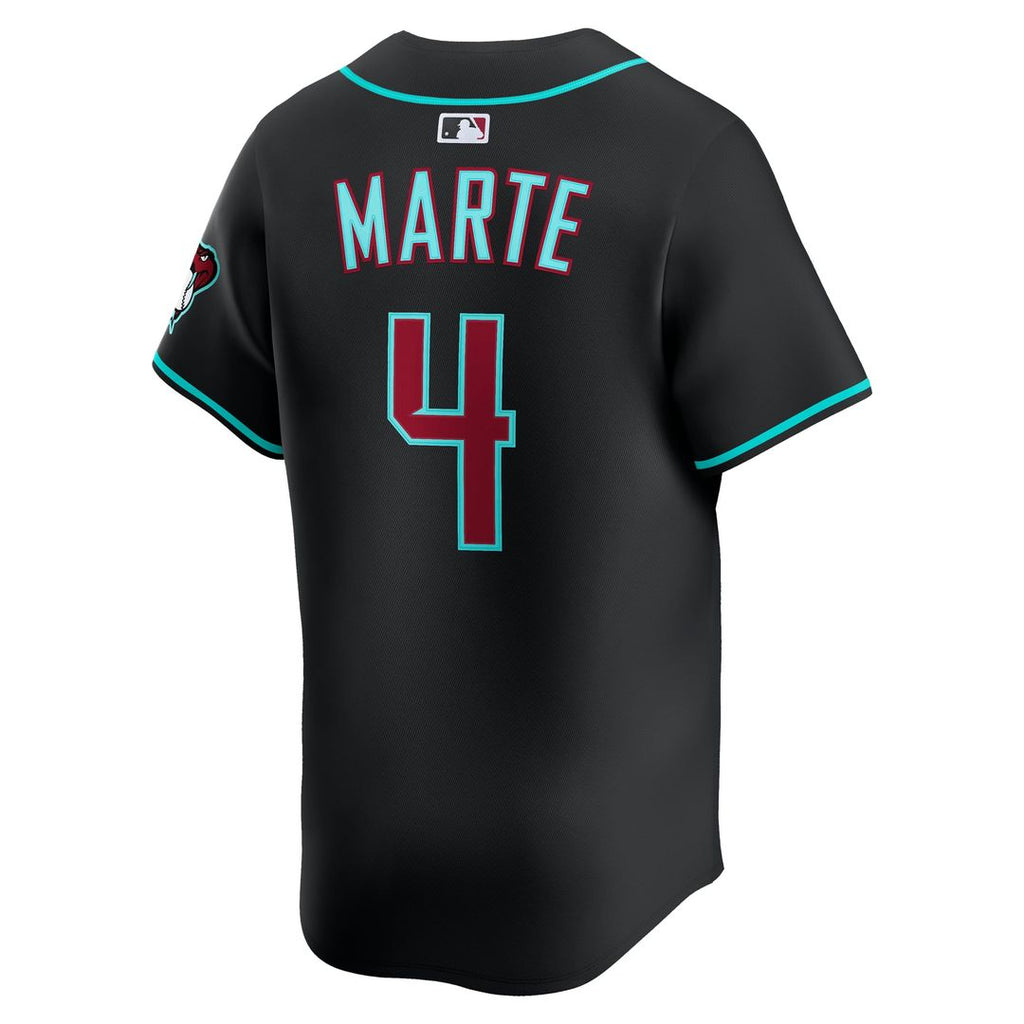 Arizona Diamondbacks Nike Ketel Marte Alternate Limited Baseball Jersey - Black