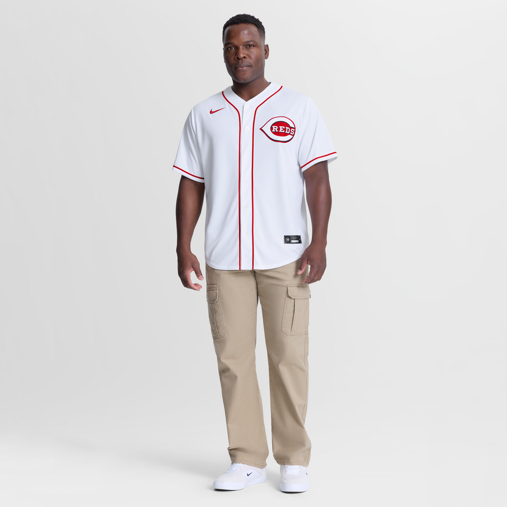 Cincinnati Reds Nike Elly De La Cruz Home Replica Baseball Jersey - White