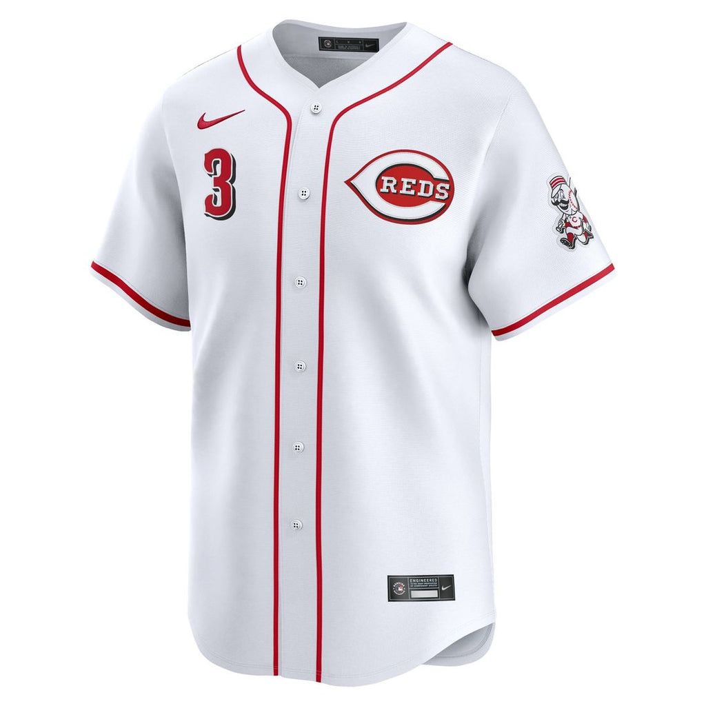 Cincinnati Reds Nike Ke'Bryan Hayes Home Limited Baseball Jersey - White