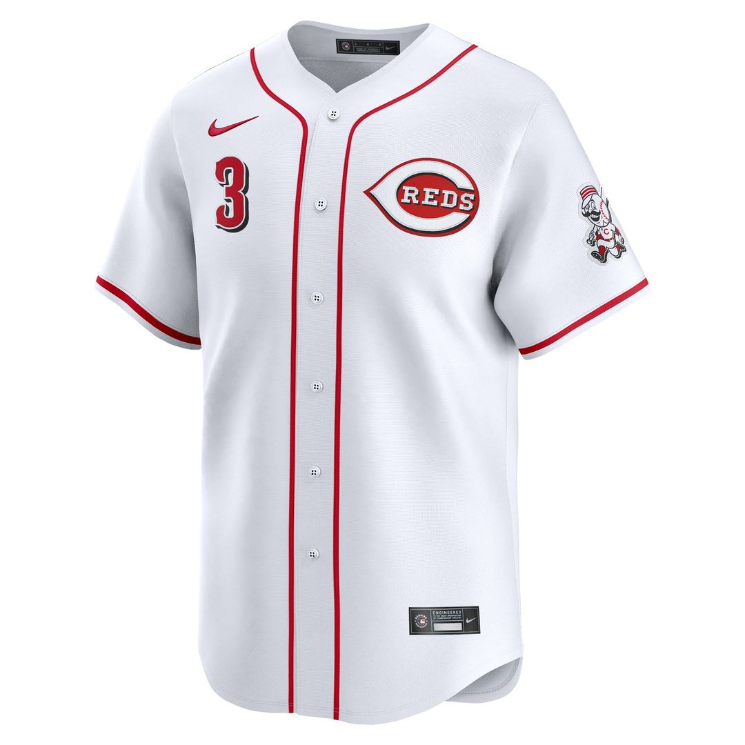 Cincinnati Reds Nike Ke'Bryan Hayes Home Limited Baseball Jersey - White