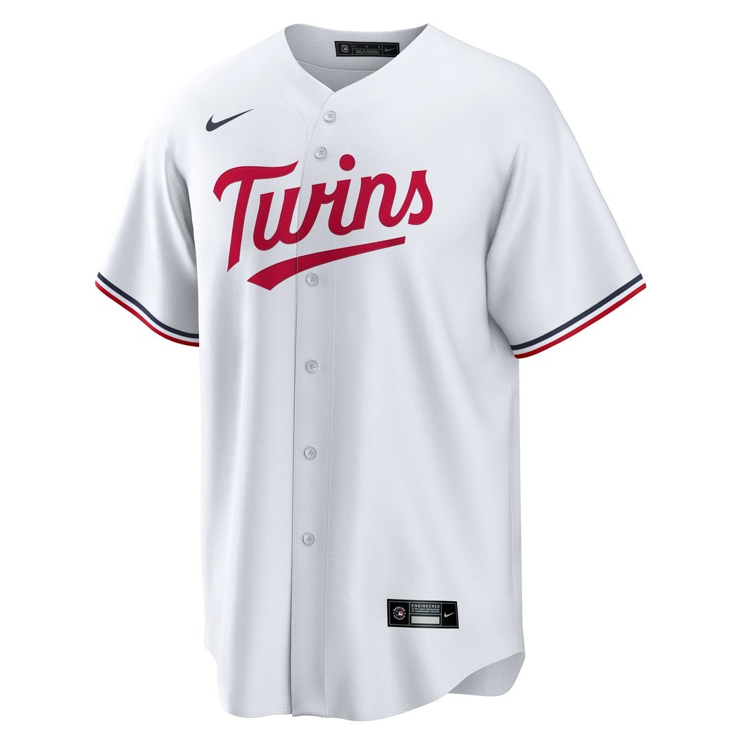 Minnesota Twins Nike #1 Groom Home Replica Baseball Jersey - White