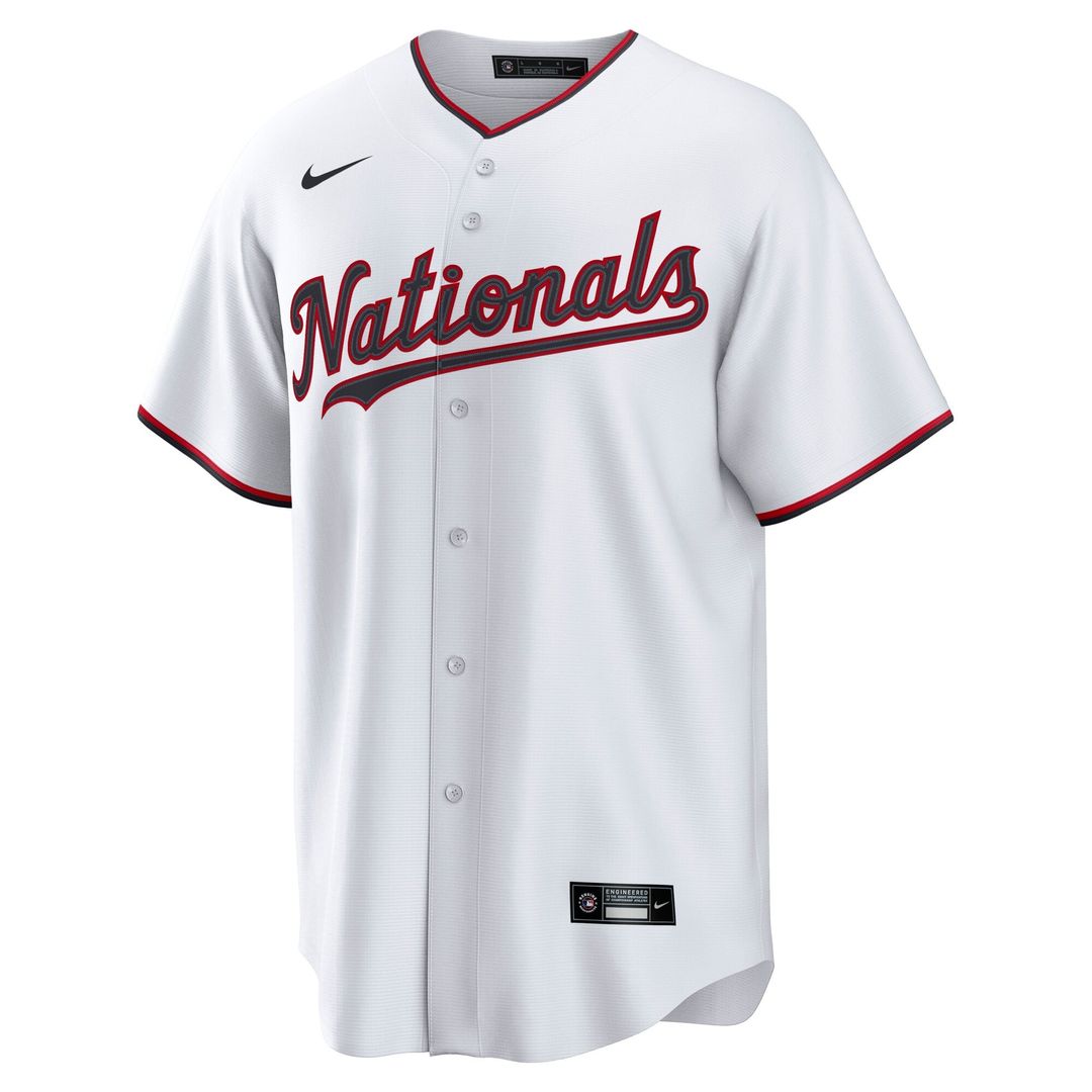 Washington Nationals Nike CJ Abrams Home Replica Baseball Jersey - White