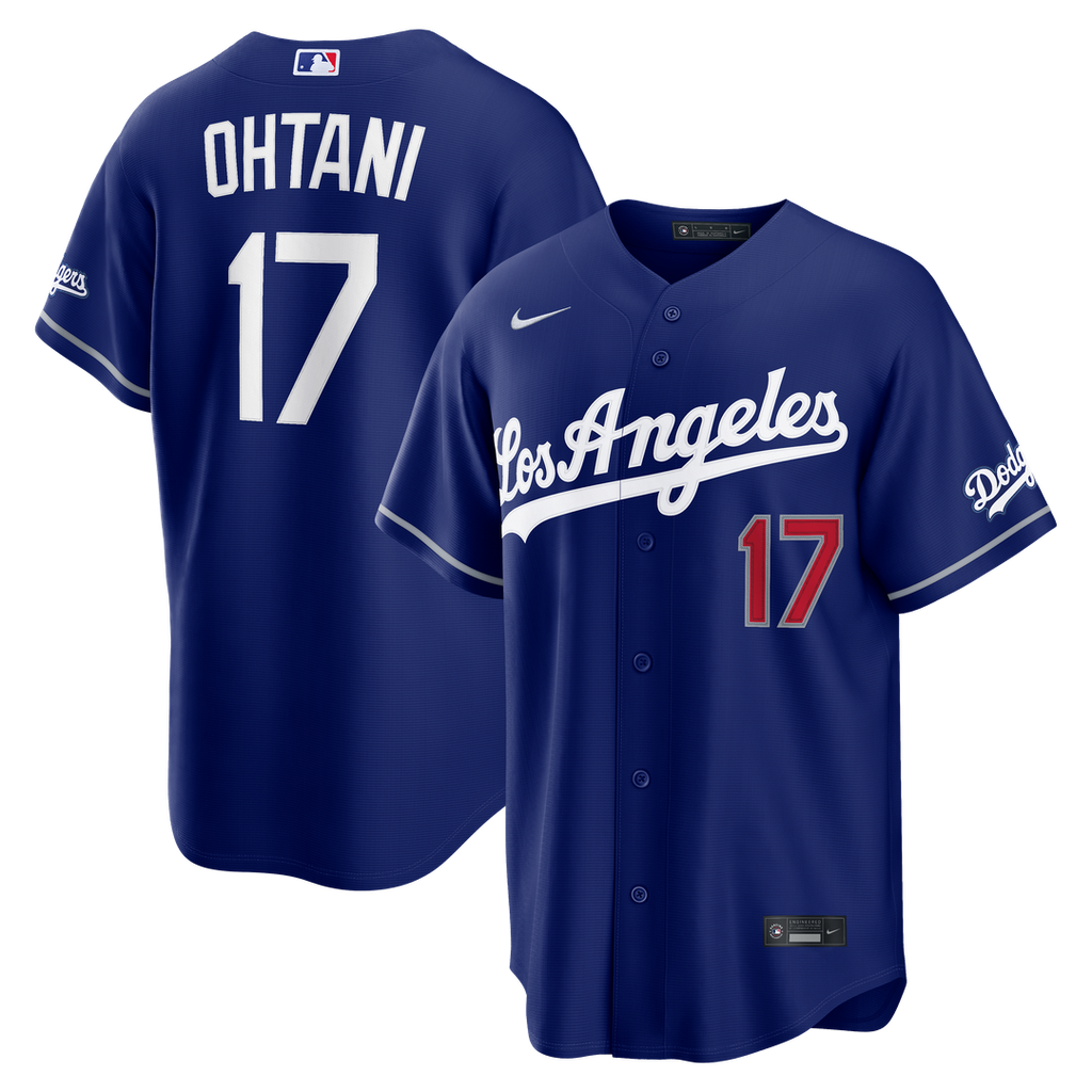 Los Angeles Dodgers Nike Shohei Ohtani Alternate Stadium Baseball Jersey - Royal