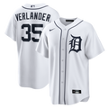 Detroit Tigers Nike Justin Verlander Home Replica Baseball Jersey - White