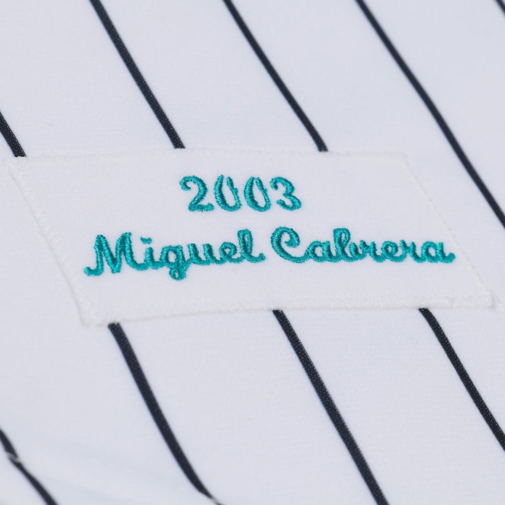Florida Marlins Mitchell & Ness Miguel Cabrera 2003 Cooperstown Collection Authentic Baseball Jersey - White
