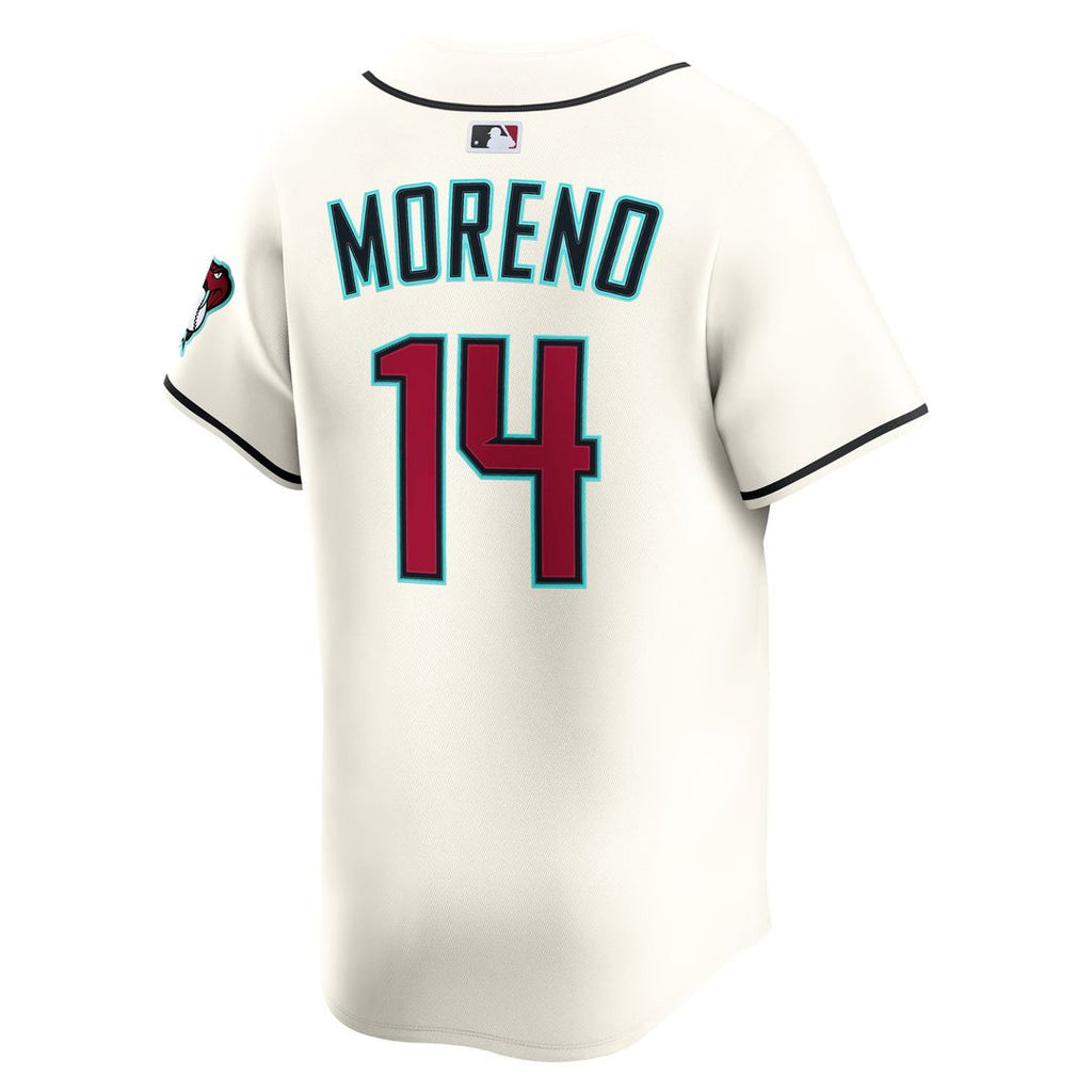 Arizona Diamondbacks Nike Gabriel Moreno Home Limited Baseball Jersey - Cream