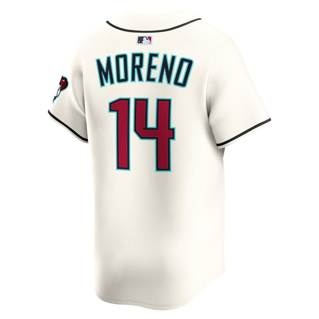 Arizona Diamondbacks Nike Gabriel Moreno Home Limited Baseball Jersey - Cream