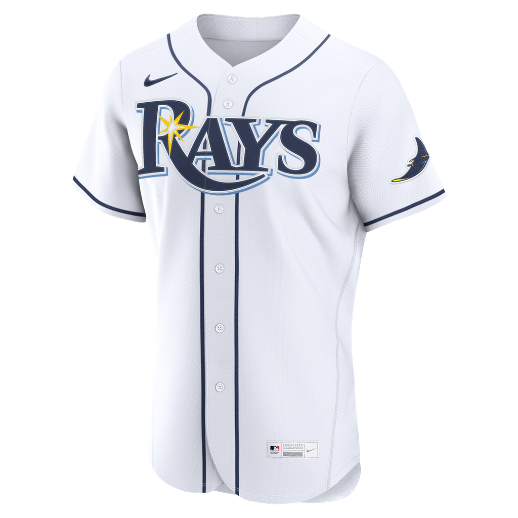 Tampa Bay Rays Nike Home Authentic Baseball Jersey - White