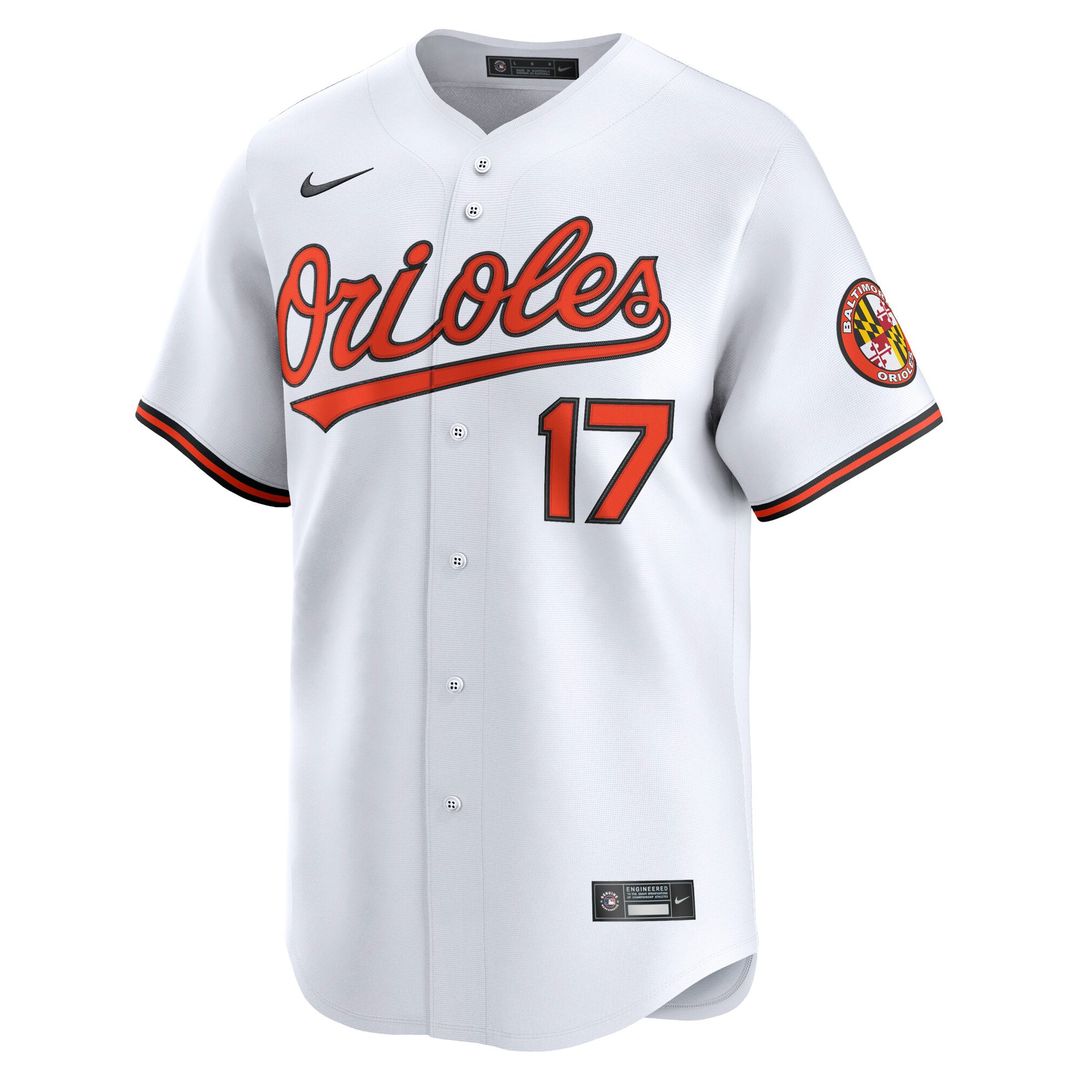 Baltimore Orioles Nike Colton Cowser Home Limited Baseball Jersey - White