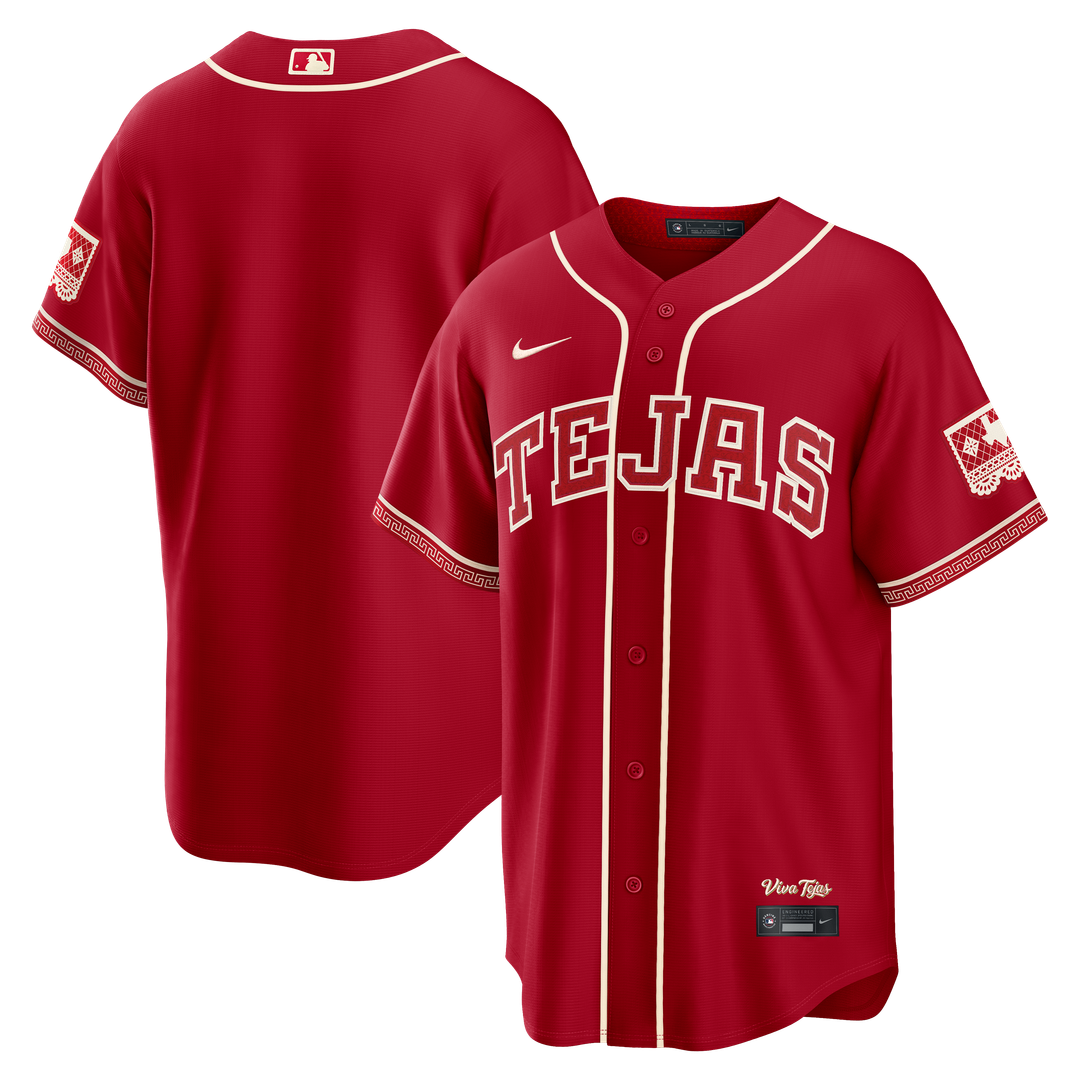 Texas Rangers Nike 2026 City Connect Stadium Baseball Jersey - Red