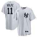 New York Yankees Nike Anthony Volpe Home Replica Baseball Jersey - White