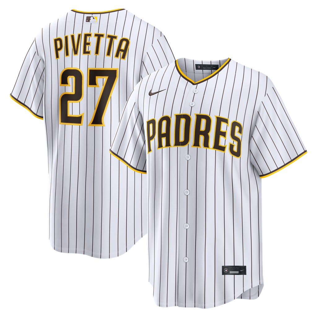 San Diego Padres Nike Nick Pivetta Home Replica Baseball Jersey - White