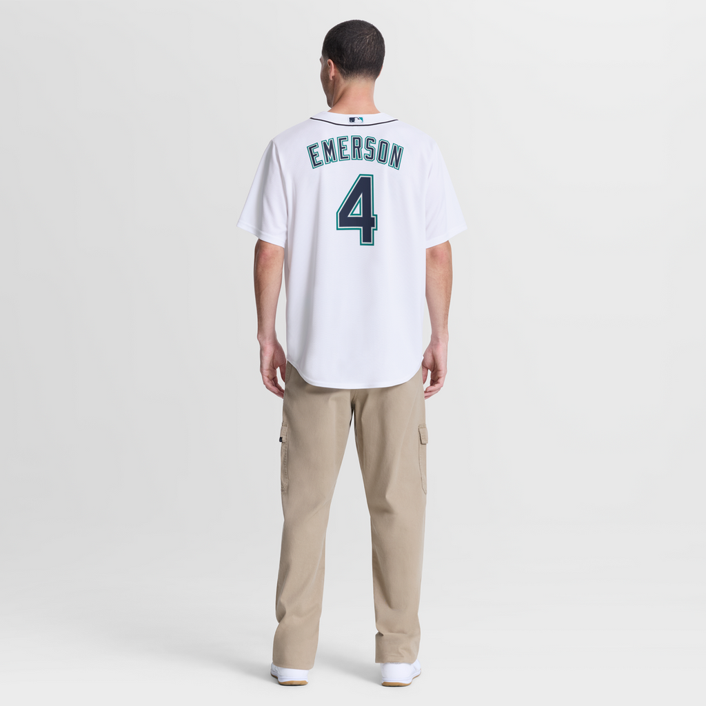 Seattle Mariners Nike Colt Emerson Home Replica Baseball Jersey - White