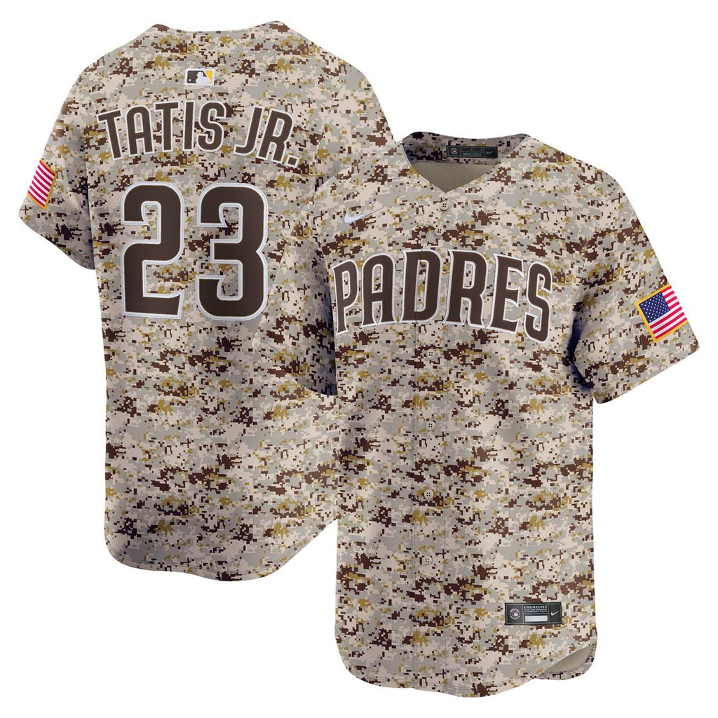 San Diego Padres Nike Fernando Tatis Jr. Camo Alternate 2 Limited Baseball Jersey