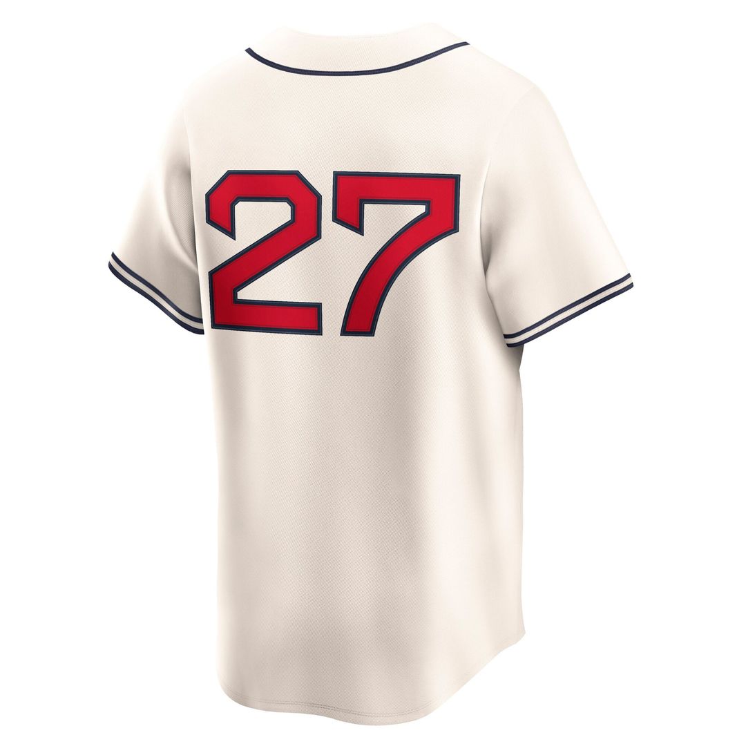 Chicago Cubs Nike Seiya Suzuki Throwback Cooperstown Collection Limited Baseball Jersey - Cream