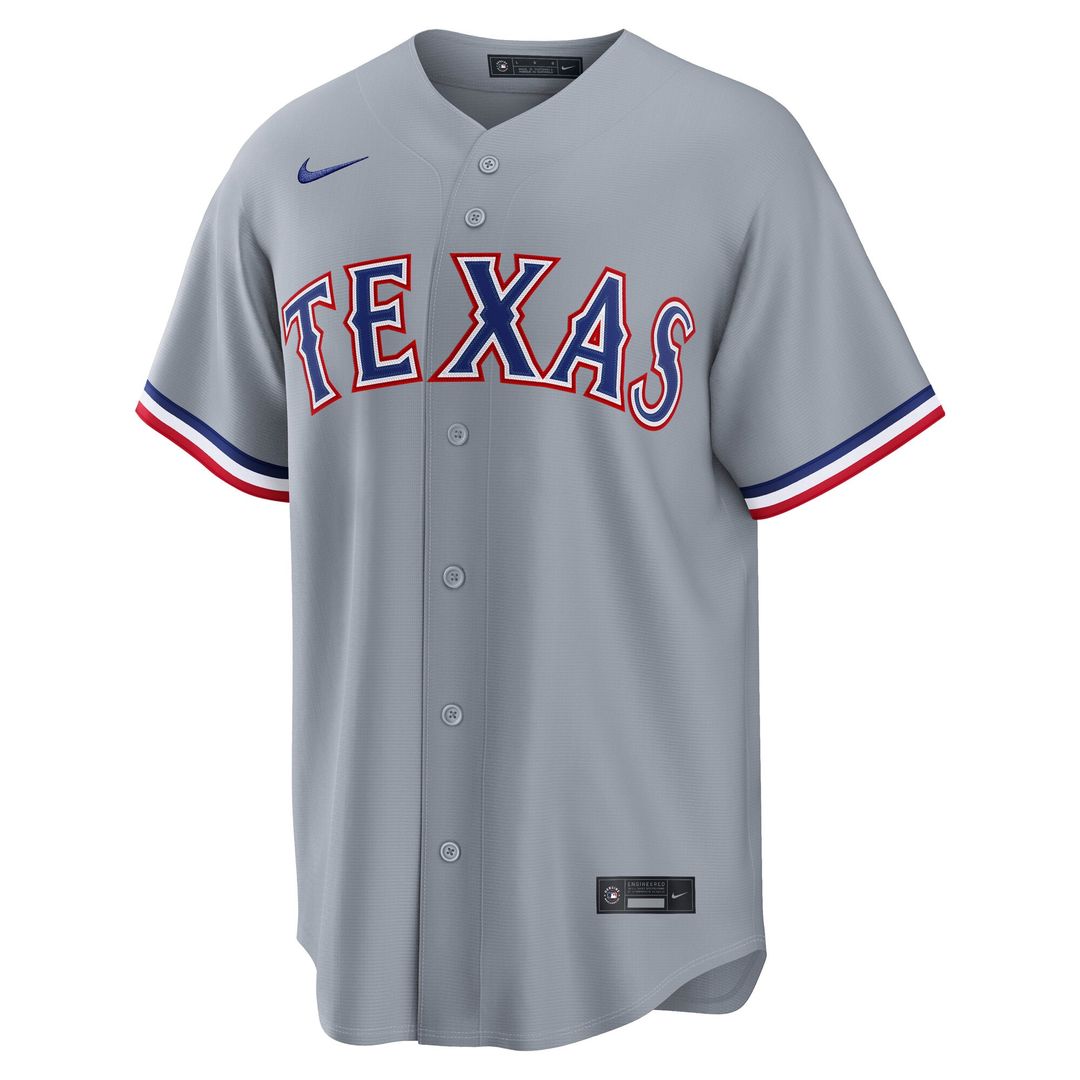 Texas Rangers Nike Corey Seager Road Replica Baseball Jersey - Gray
