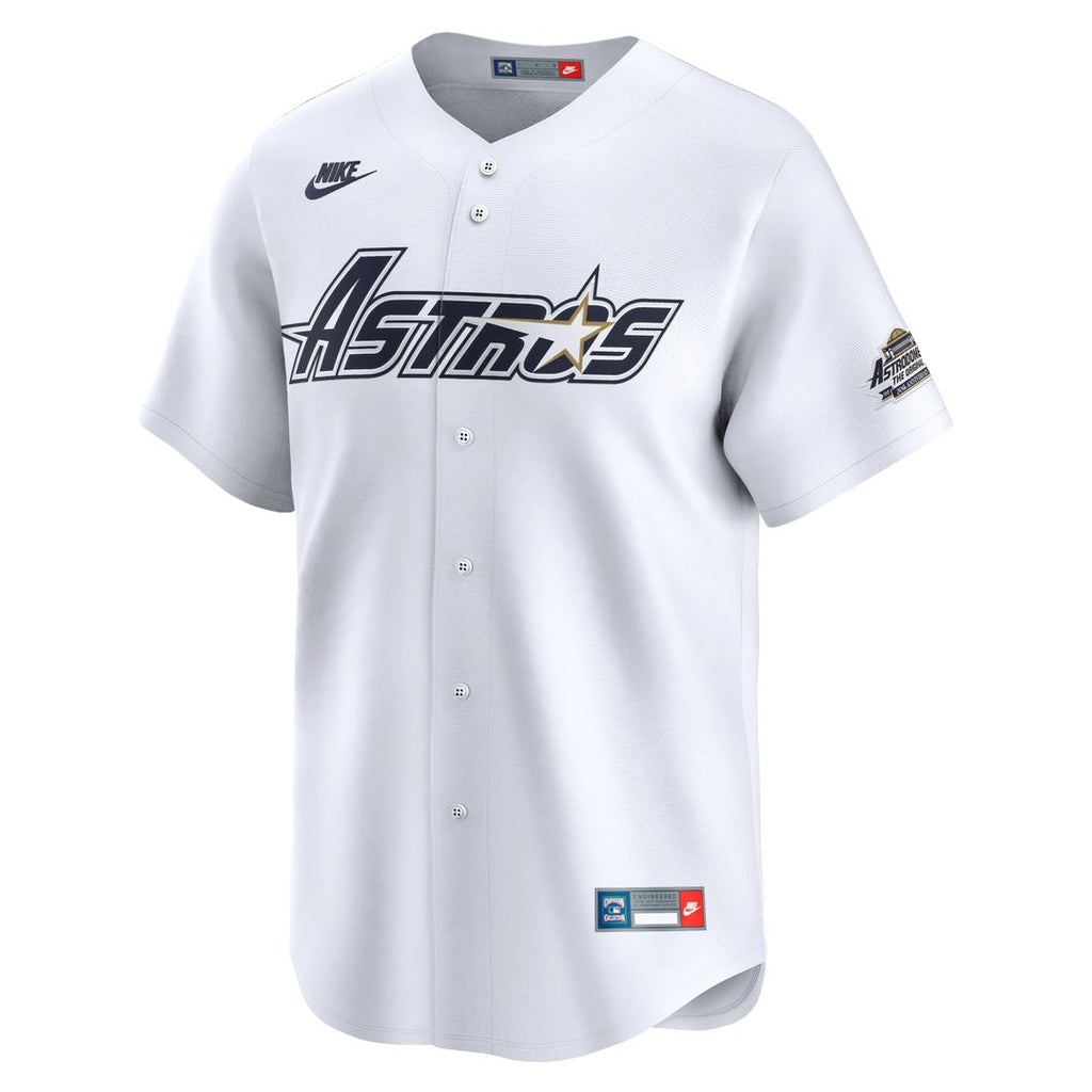 Houston Astros Nike Jeff Bagwell Throwback Cooperstown Collection Limited Baseball Jersey - White