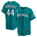 Seattle Mariners Nike Julio Rodríguez Alternate Stadium 50th Season Patch Baseball Jersey - Teal