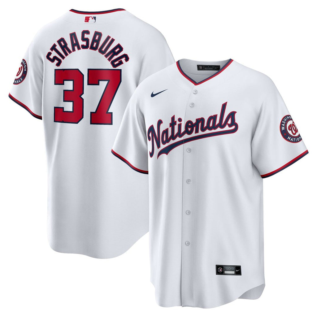 Washington Nationals Nike Stephen Strasburg Home Replica Baseball Jersey - White