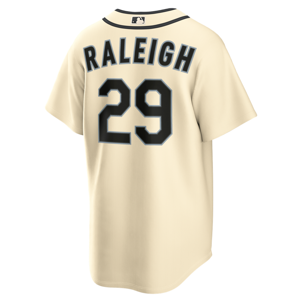 Seattle Mariners Nike Cal Raleigh Road Replica Baseball Jersey - Navy