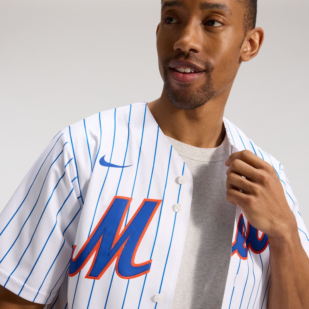 New York Mets Nike Home Replica Baseball Jersey - White