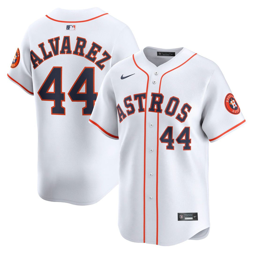 Houston Astros Nike Yordan Alvarez Home Limited Baseball Jersey - White