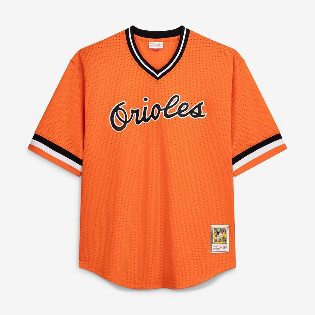 Baltimore Orioles Profile Cal Ripken Jr. Big & Tall Cooperstown Collection Mesh Batting Practice Baseball Jersey - Orange