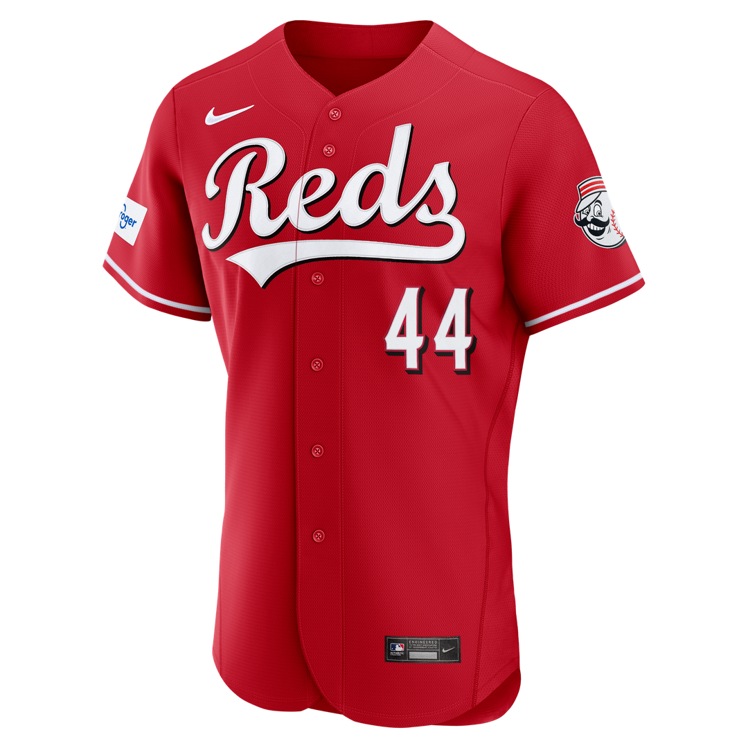 Cincinnati Reds Nike Elly De La Cruz Home Authentic Sponsor Patch Baseball Jersey - White