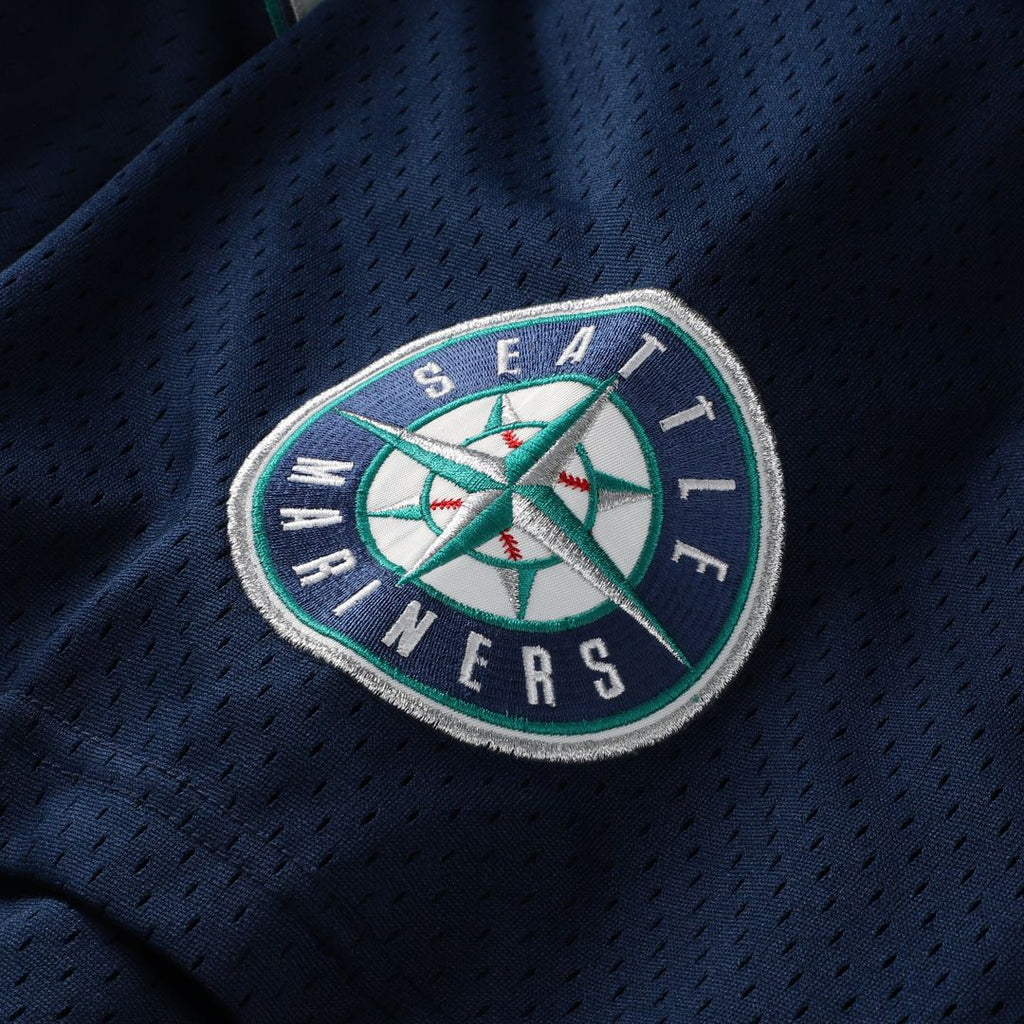 Seattle Mariners Mitchell & Ness Big & Tall Cooperstown Collection Mesh Batting Practice Baseball Jersey - Navy