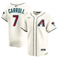 Arizona Diamondbacks Nike Corbin Carroll Home Limited Baseball Jersey - Cream