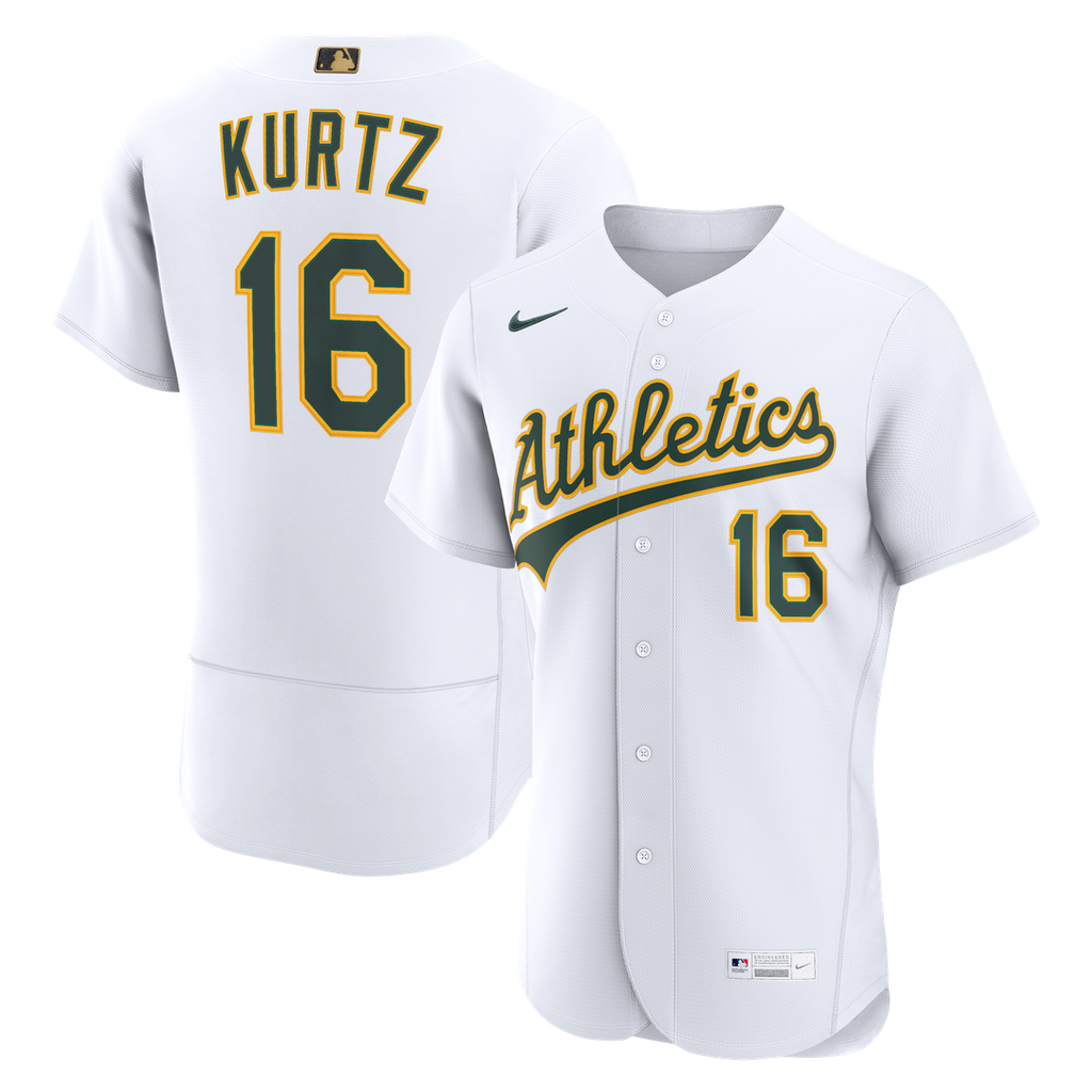 Athletics Nike Nick Kurtz MLB Awards Authentic Baseball Jersey - White