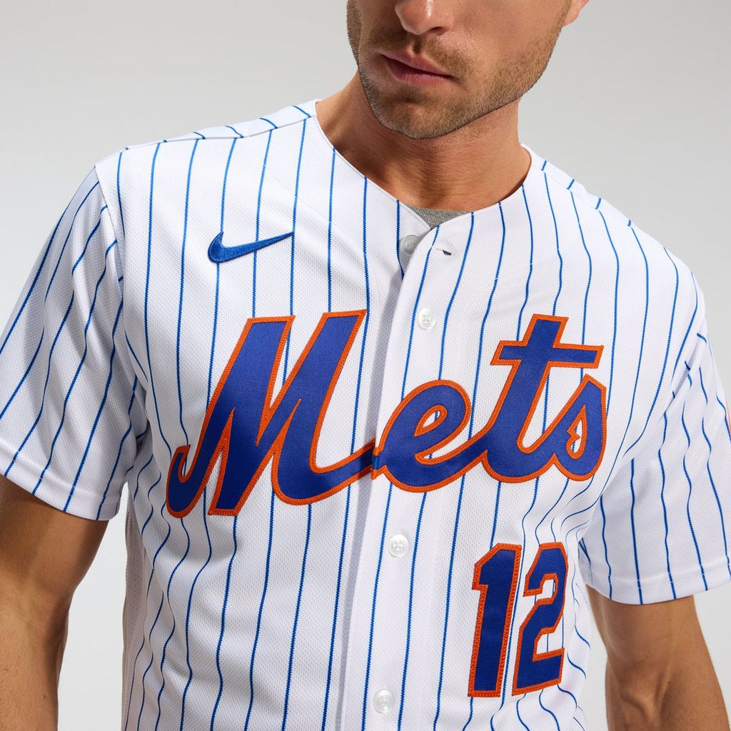 New York Mets Nike Francisco Lindor Home Authentic Baseball Jersey - White