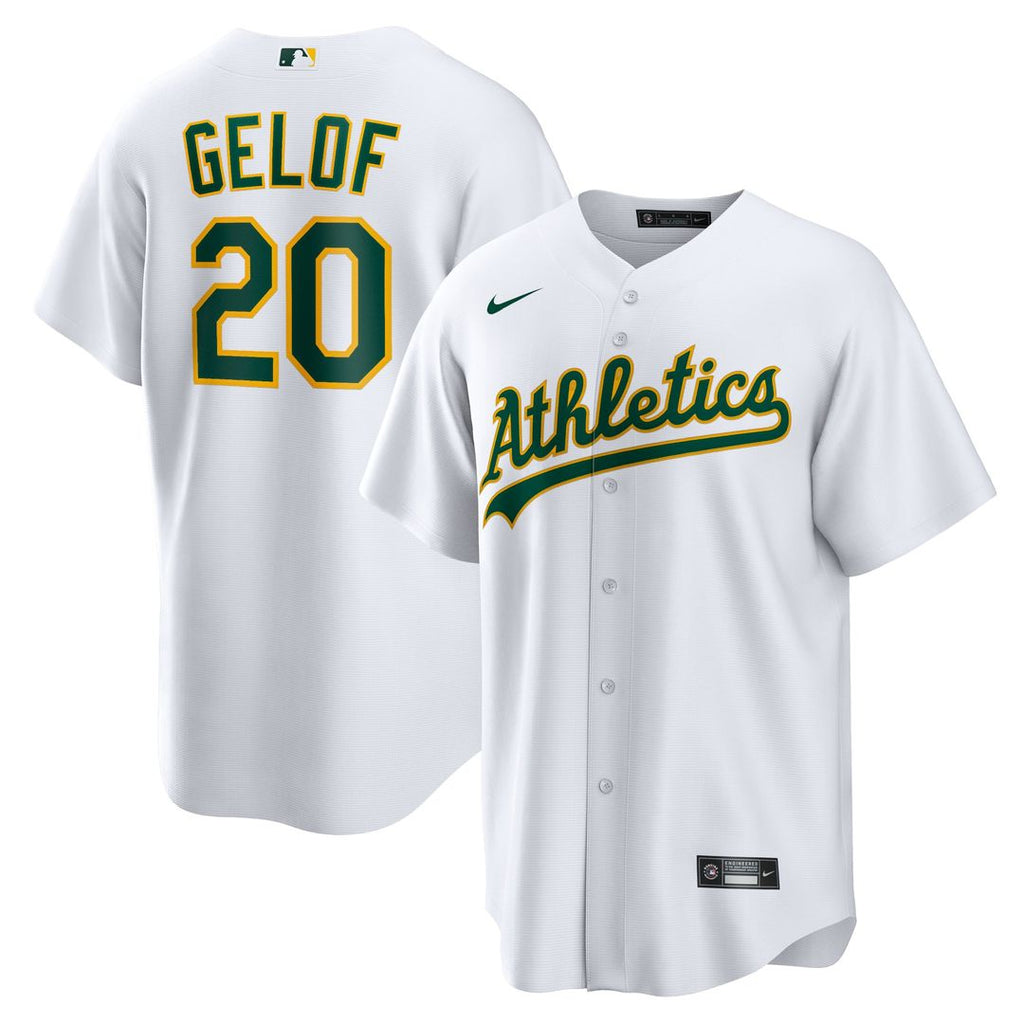 Athletics Nike Zack Gelof Home Replica Baseball Jersey - White