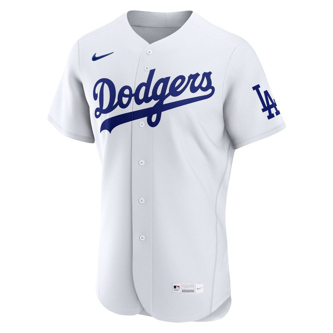 Los Angeles Dodgers Nike Home Authentic Baseball Jersey - White