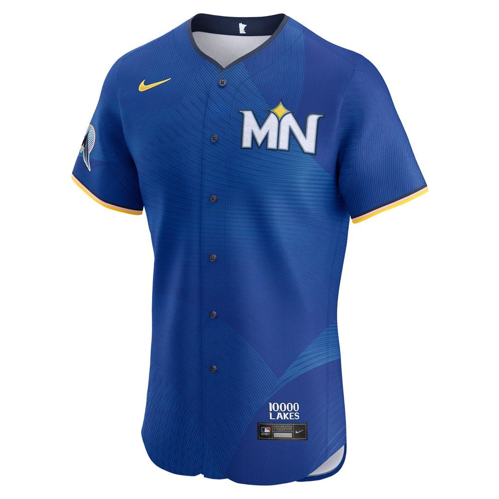 Minnesota Twins Nike City Connect Elite Baseball Jersey - Royal
