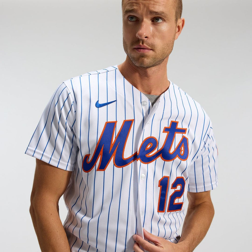 New York Mets Nike Francisco Lindor Home Authentic Baseball Jersey - White