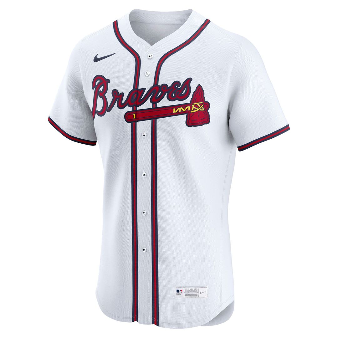 Atlanta Braves Nike Ronald Acuña Jr. Alternate Elite Baseball Jersey - Navy