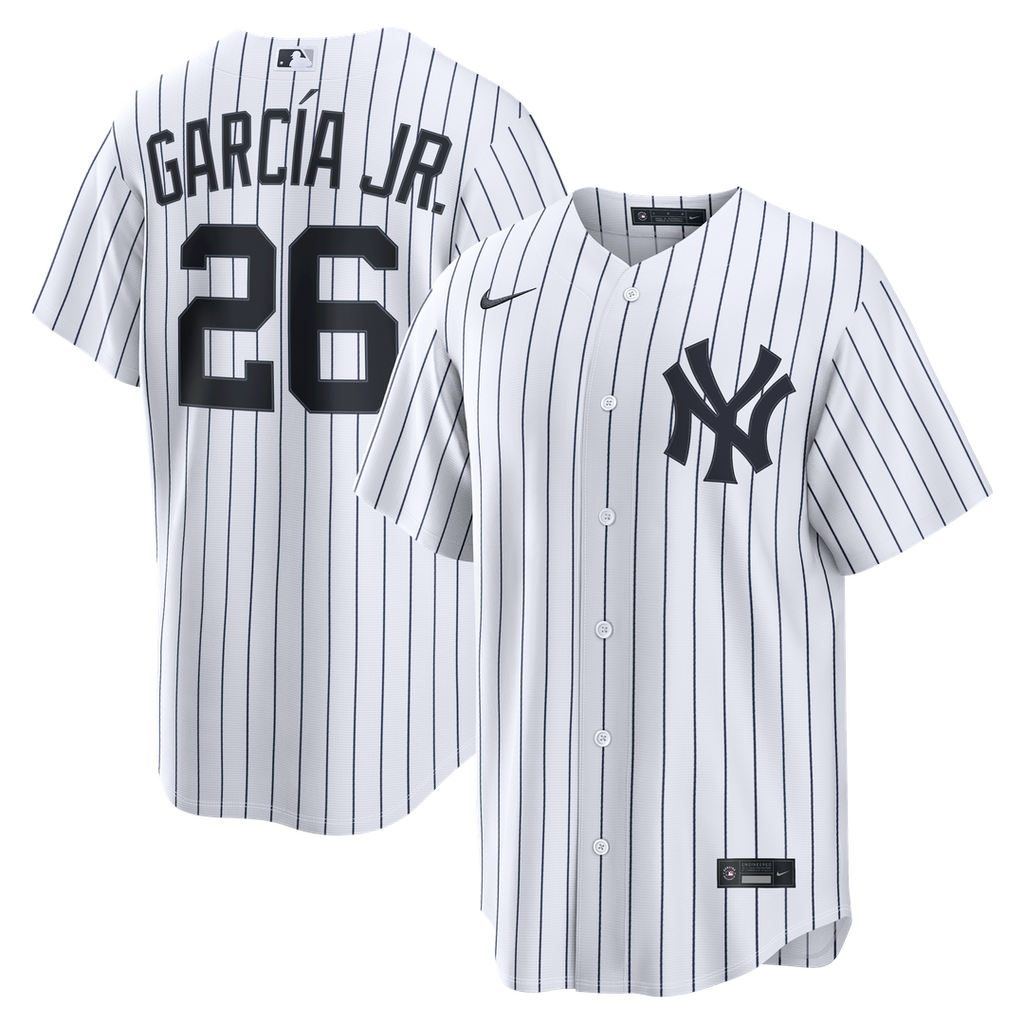 New York Yankees Nike Luis García Jr. Home Replica Baseball Jersey - White