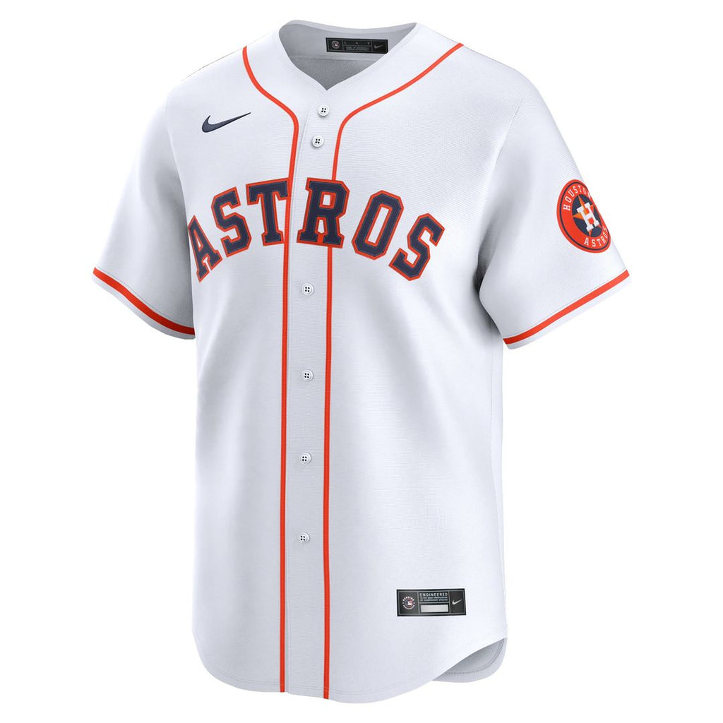 Houston Astros Nike Home Limited Baseball Jersey - White